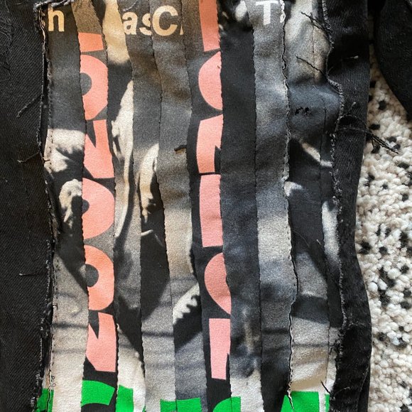 Shredded London Calling Punk Denim - Picture 4 of 6